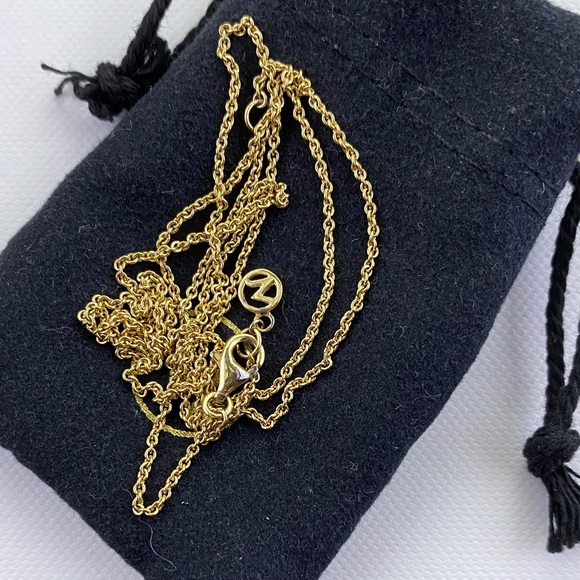 💛 Classic Mejuri 18k Gold Vermeil Cable Chain Necklace – Minimalist Layering - Picture 2 of 6